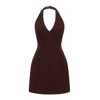 Chic Stylish Halter V neckline Sweet Open back Hot sale Woman's Fashion Garments