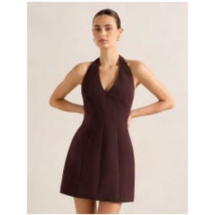 Chic Stylish Halter V neckline Sweet Open back Hot sale Woman's Fashion Garments