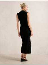 Fitted silhouette Square neckline Sleeveless Hot sale High quality Woman's Maxi Dress