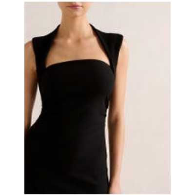 Fitted silhouette Square neckline Sleeveless Hot sale High quality Woman's Maxi Dress