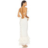 Open back Sleeveless Alluring Romantic High quality Feminine Charming Woman's Long Dress