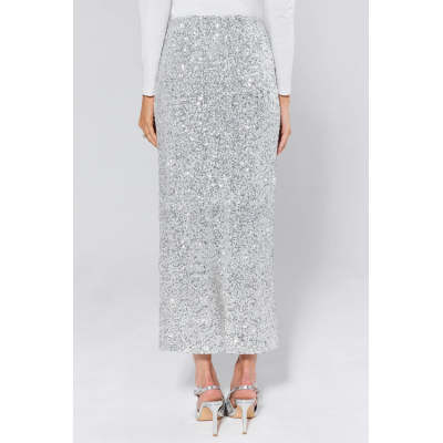 Shiny Sequins Eye catching Dazzling Customized Sparkling Shimmering Woman's Pencil Dress