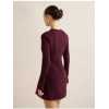 Stylish Modern Figure flattering Sleek Refined Elegant Form fitting Woman's Mini Dress