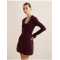 Stylish Modern Figure flattering Sleek Refined Elegant Form fitting Woman's Mini Dress