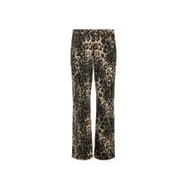 Leopard pattern Low rise Customized Minimalist High fashion Fluid Woman's Vintage Pants