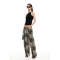 Leopard pattern Low rise Customized Minimalist High fashion Fluid Woman's Vintage Pants
