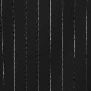 Pinstripe High neckline High end Fashion forward Modern Business style Woman's Blouses