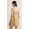 Off shoulder Open back Sexy Elegance Shinny Delicate Charming Woman's Mini Dress
