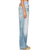 Elastic waistband Elegance Casual Unique Relaxed Fashion forward Woman's Denim Pants