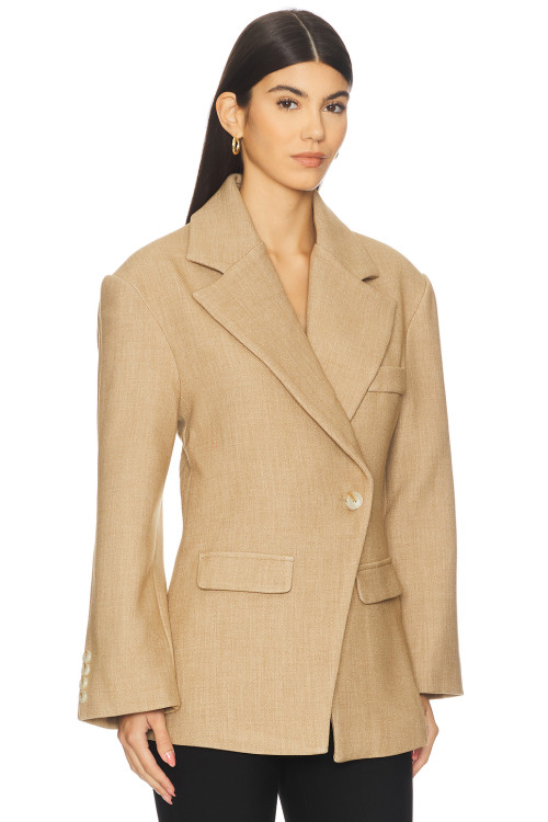 Classic Timeless Old money style Customized Modern Relaxed Neutral Woman's Blazer
