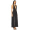 Halter V neckline Sleeveless Open back Hot sale High quality Woman's Fashionable Maxi Dress