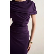 Eye catching Elegance Delicate Bodycon Fashionable Timeless Side slit Woman's Midi Dress