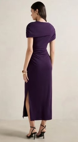 Eye catching Elegance Delicate Bodycon Fashionable Timeless Side slit Woman's Midi Dress