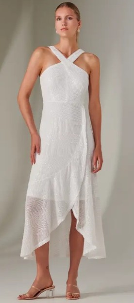 Fashionable High quality Old money Hot sale Elegance Sleeveless Woman's Midi Dress