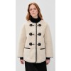 Winter collection Fashionable Round neckline Classical Plush Modern Woman's Coat