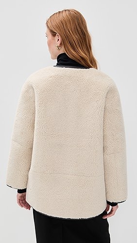 Winter collection Fashionable Round neckline Classical Plush Modern Woman's Coat