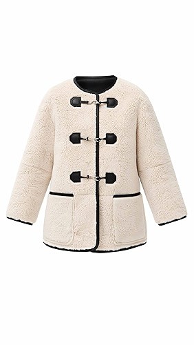Winter collection Fashionable Round neckline Classical Plush Modern Woman's Coat