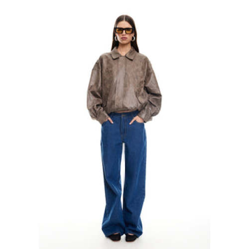 Classic High end Elegance Delicacy Leather fabric Fashionable Woman's Jacket