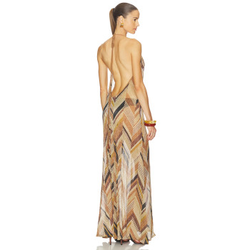 Shimmering Elegant Delicate Lightweight Alluring Exquisite Chic Woman's Maxi Dress