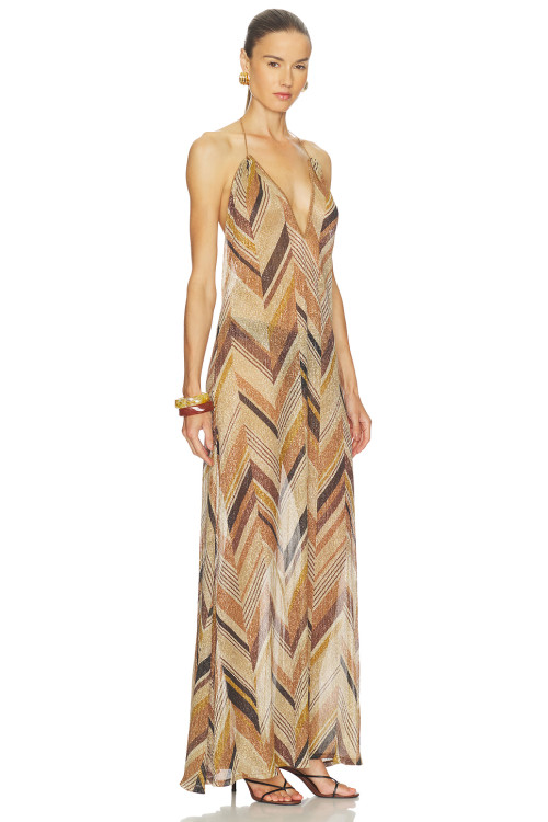 Shimmering Elegant Delicate Lightweight Alluring Exquisite Chic Woman's Maxi Dress