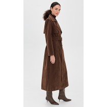 Winter collection New fashion Notched lapel Woman's Fashionable Trench coat