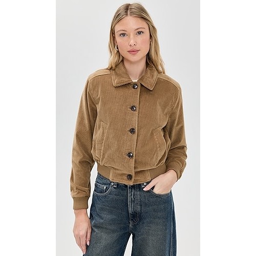 Textured Soft Stylish Classic Corduroy Comfortable Customized Timeless Woman's Coat