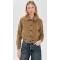 Textured Soft Stylish Classic Corduroy Comfortable Customized Timeless Woman's Coat