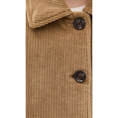 Textured Soft Stylish Classic Corduroy Comfortable Customized Timeless Woman's Coat