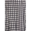 V neckline Casual Relaxed Lightweight Flowy High waist Check pattern Woman's Shirt Dress