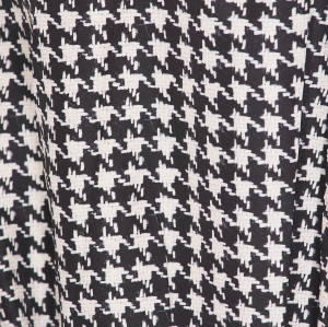 V neckline Casual Relaxed Lightweight Flowy High waist Check pattern Woman's Shirt Dress