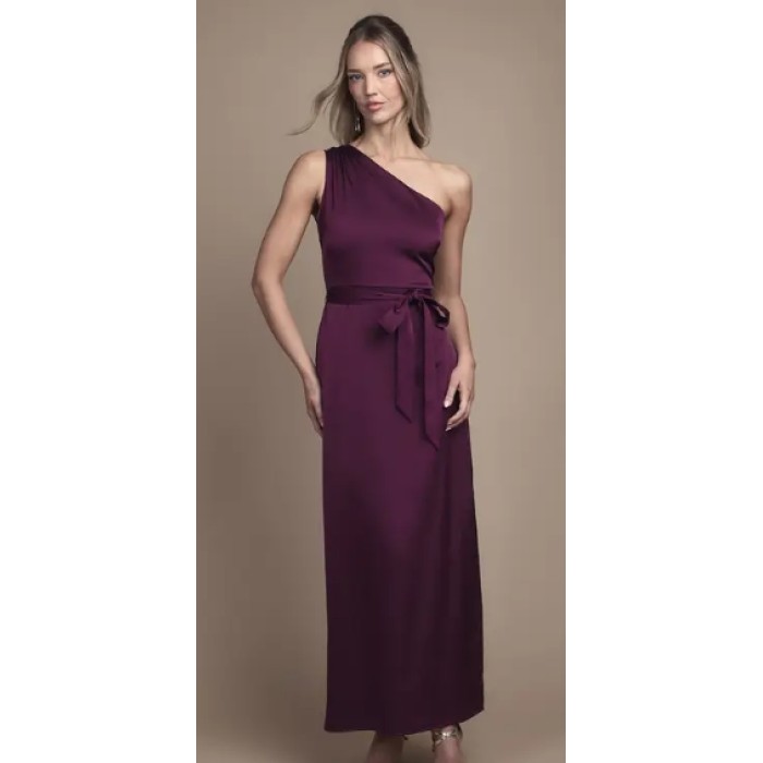 One shoulder Sleeveless Fashionable Side split Fashionable Woman's Maxi Dress