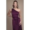 One shoulder Sleeveless Fashionable Side split Fashionable Woman's Maxi Dress