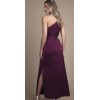 One shoulder Sleeveless Fashionable Side split Fashionable Woman's Maxi Dress