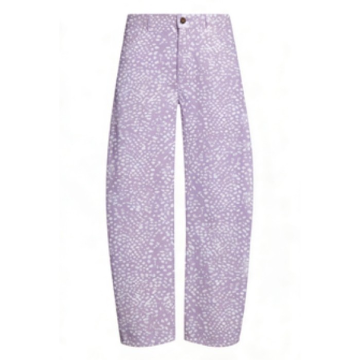 Breathable Elegant Minimalist Versatile Lightweight Relaxed High waisted Woman's Pants