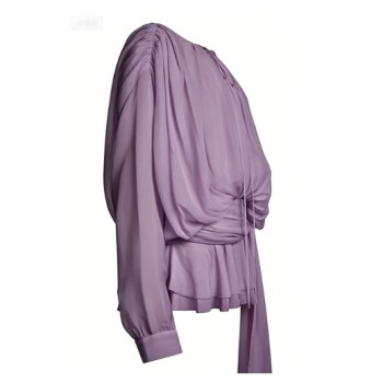 Lightweight Flowy Tie waist Romantic Airy Delicate Drapey Sheer Woman's Mini Dress