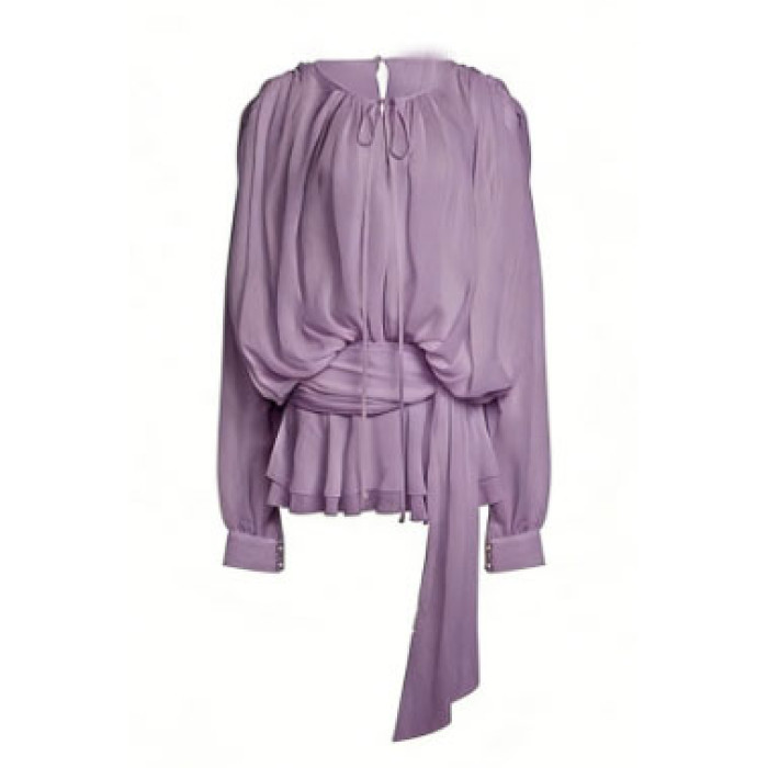 Lightweight Flowy Tie waist Romantic Airy Delicate Drapey Sheer Woman's Mini Dress