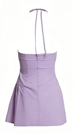 Strapless Asymmetrical ruffle Charming Modern Style Sexy Chic Woman's Mini Dress