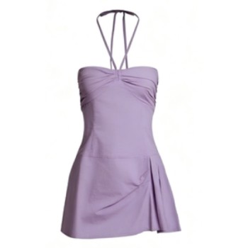 Strapless Asymmetrical ruffle Charming Modern Style Sexy Chic Woman's Mini Dress
