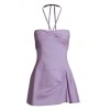 Strapless Asymmetrical ruffle Charming Modern Style Sexy Chic Woman's Mini Dress