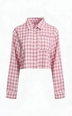 Checkered Casual Minimalist Relaxed Elegance Flowy Sleek Versatile Woman's Blouses