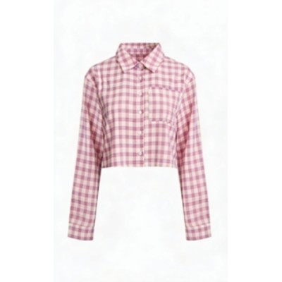 Checkered Casual Minimalist Relaxed Elegance Flowy Sleek Versatile Woman's Blouses