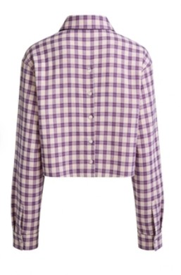Checkered Casual Minimalist Relaxed Elegance Flowy Sleek Versatile Woman's Blouses
