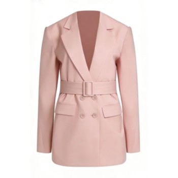 Notched lapel Unique V neckline Hot sale Charming Woman's Fashionable Blazer