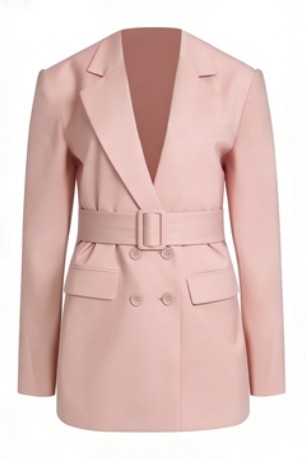 Notched lapel Unique V neckline Hot sale Charming Woman's Fashionable Blazer