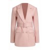 Notched lapel Unique V neckline Hot sale Charming Woman's Fashionable Blazer