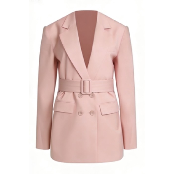 Notched lapel Unique V neckline Hot sale Charming Woman's Fashionable Blazer