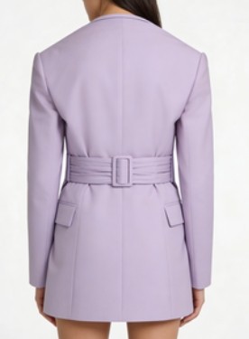 Notched lapel Unique V neckline Hot sale Charming Woman's Fashionable Blazer