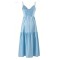 Camisole Lightweight Airy Elegant Romantic Smooth Feminine Woman's Midi Dress