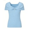 Elegant Sleek Feminine Breathable Lightweight Dainty Charming Woman's Blouses.