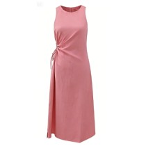 Minimalist Polished Smooth Versatile Customized Comfortable Woman's Midi Dress